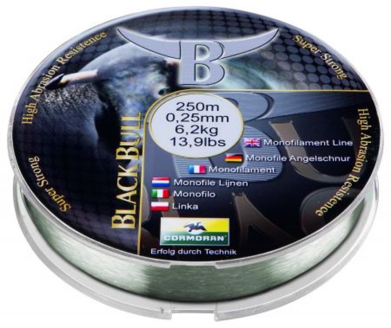 Horgász Zsinór CORMORAN BLACK BULL Special.0,25mm 250m MONOFIL ZSINÓROK