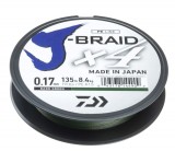 DAIWA J-BRAID X4E 0,33MM-270M SÖTÉTZÖLD
